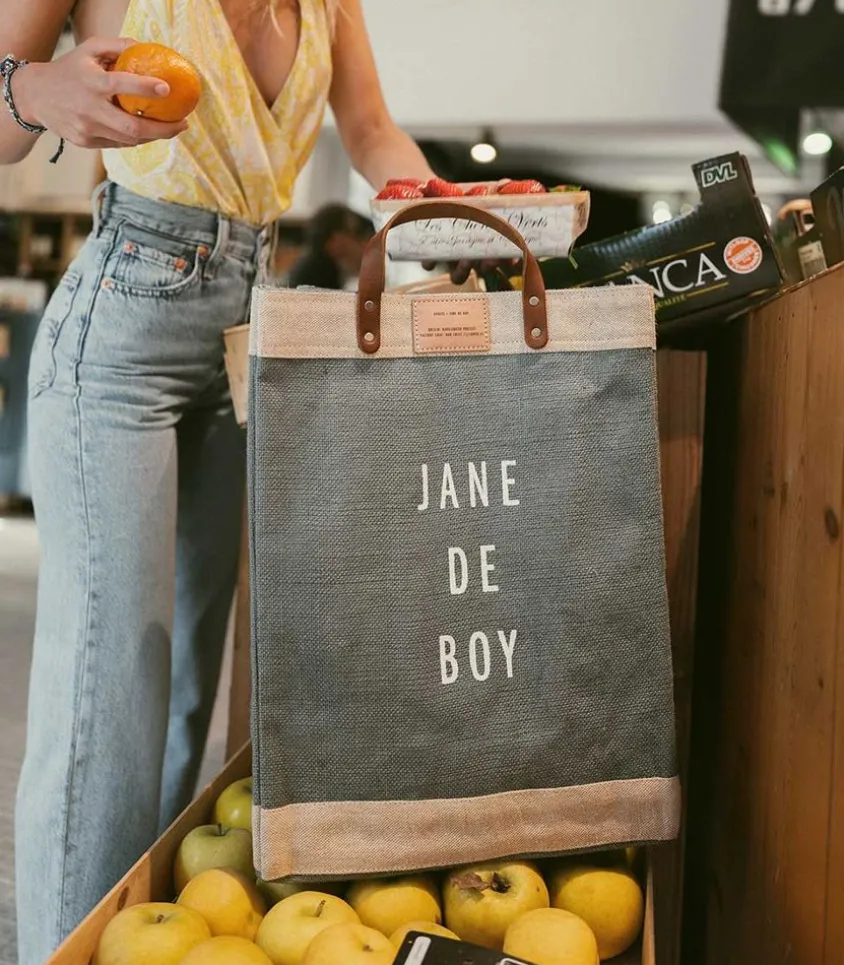 Sac Equitable Market Bag Jane De Boy Charcoal