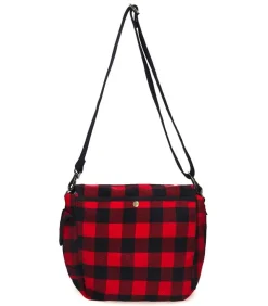 Sac U.S. Grand Toile Ecossais Rouge