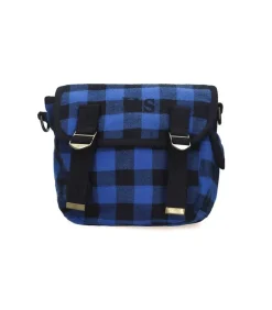 Sac U.S. Petit Toile Ecossais Bleu