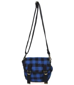 Sac U.S. Petit Toile Ecossais Bleu