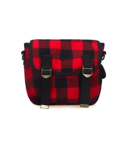 Sac U.S. Petit Toile Ecossais Rouge
