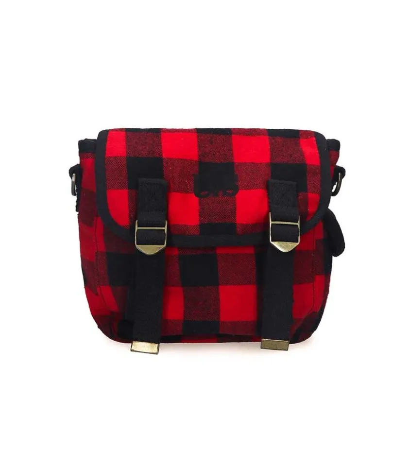 Sac U.S. Petit Toile Ecossais Rouge