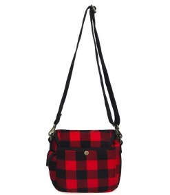Sac U.S. Petit Toile Ecossais Rouge