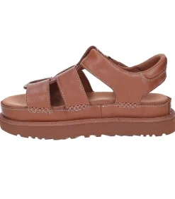 Sandales A Plateforme Goldenstar Tan