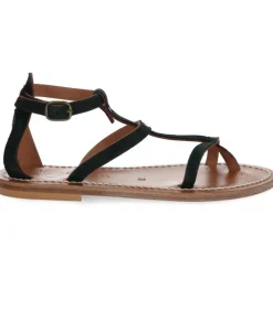 Sandales Antioche Cuir Velours Grama