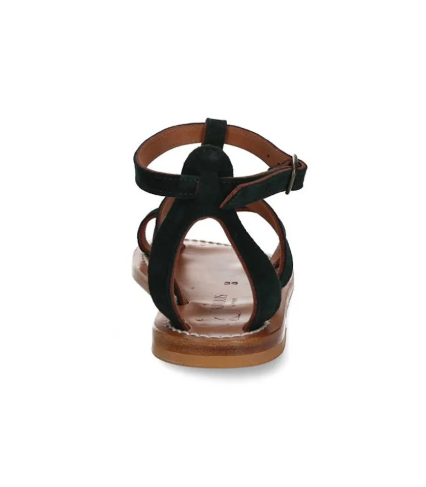 Sandales Antioche Cuir Velours Grama