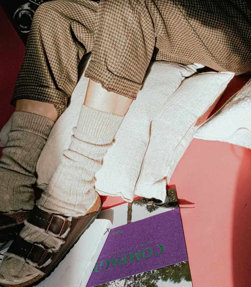 Sandales Arizona Shearling Habana Etroite