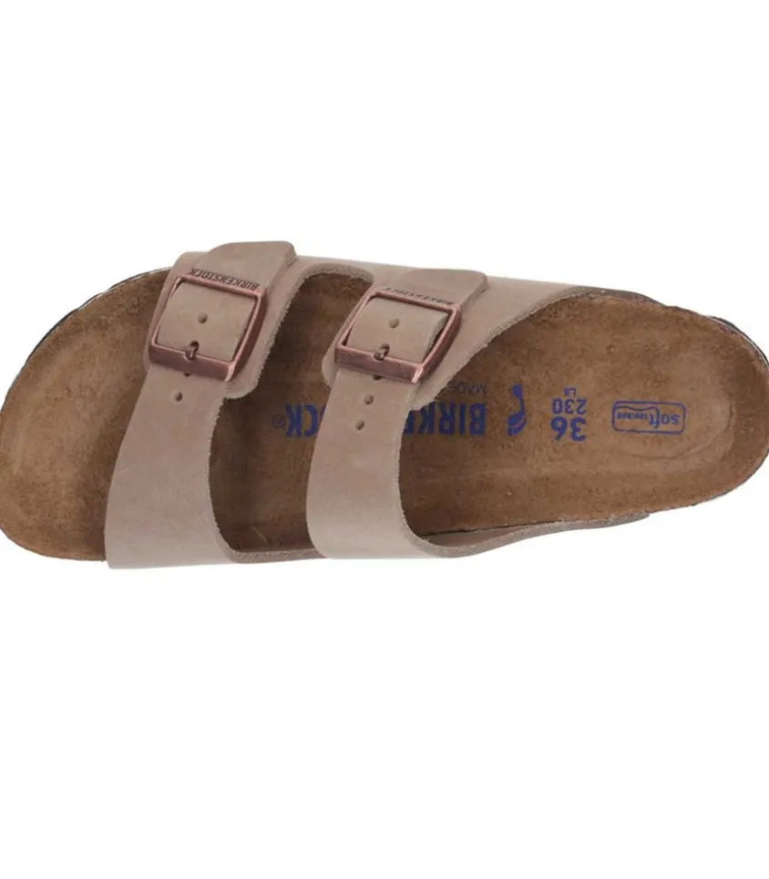 Sandales Arizona Tabacco Brown Etroite