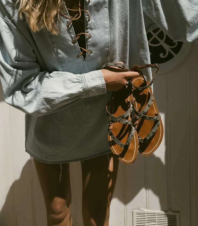 Sandales Epicurepyr Nubuck Gris