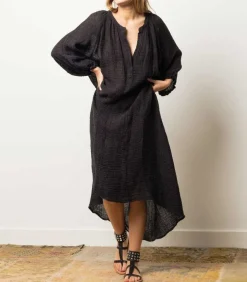 Sandales Forban Cuir Lisse Noir