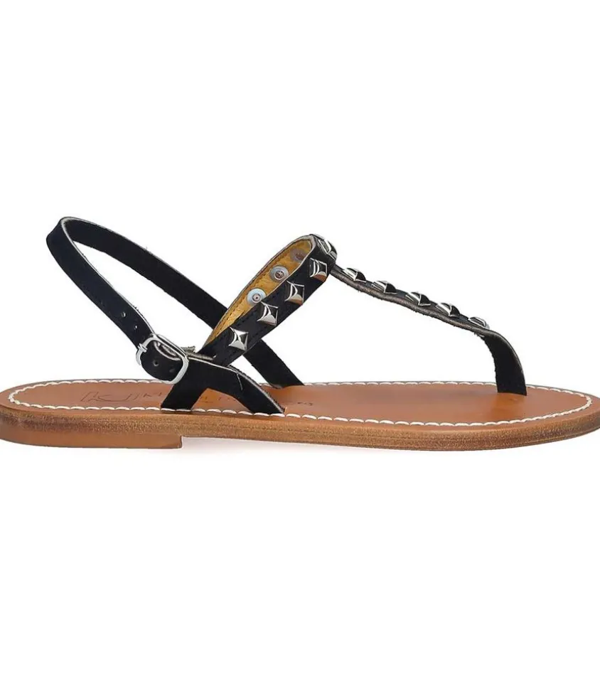 Sandales Valeriepyr Cuir Noir