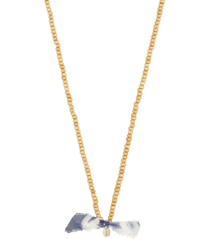 Sautoir Cauri Et Noeud Tie & Dye Ocean