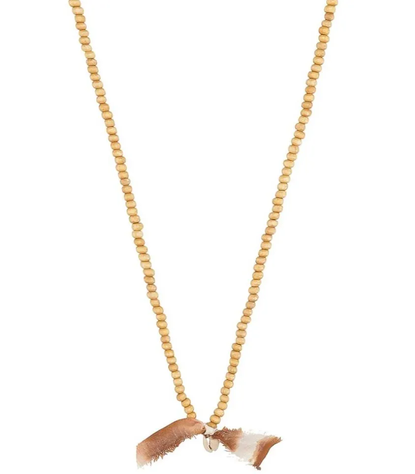 Sautoir Cauri Et Noeud Tie & Dye Encens