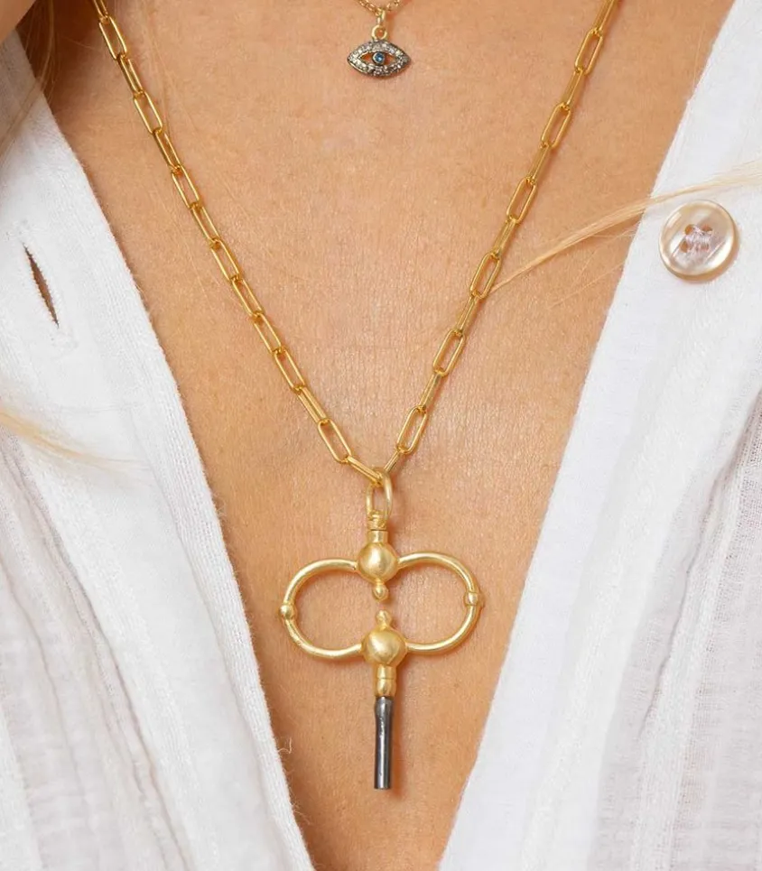 Sautoir Keys Vermeil