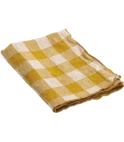 Serviette Bourdon Toile Vintage Vichy 43 X 43 Cm