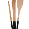 Set 3 Ustensiles Baguette + Spatule + Pince En Bois Graphite