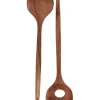 Set De 2 Couverts A Salade En Bois D'Acacia