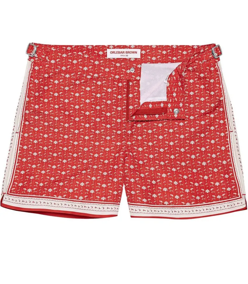 Short De Bain Homme Setter Vermillion Sea Mist Bandana
