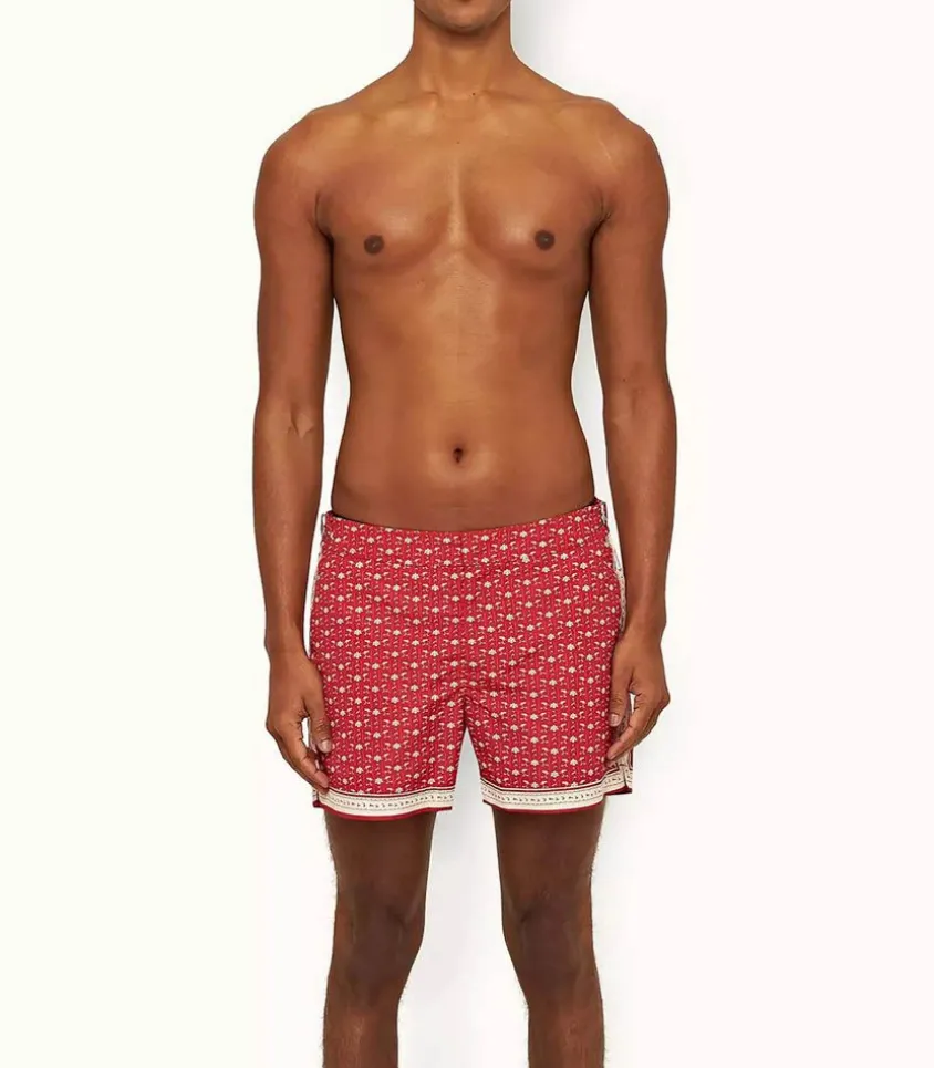 Short De Bain Homme Setter Vermillion Sea Mist Bandana