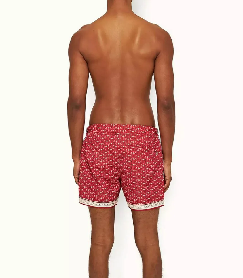 Short De Bain Homme Setter Vermillion Sea Mist Bandana