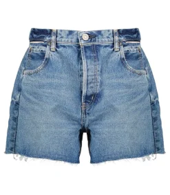 Short En Denim Cary A Taille Haute