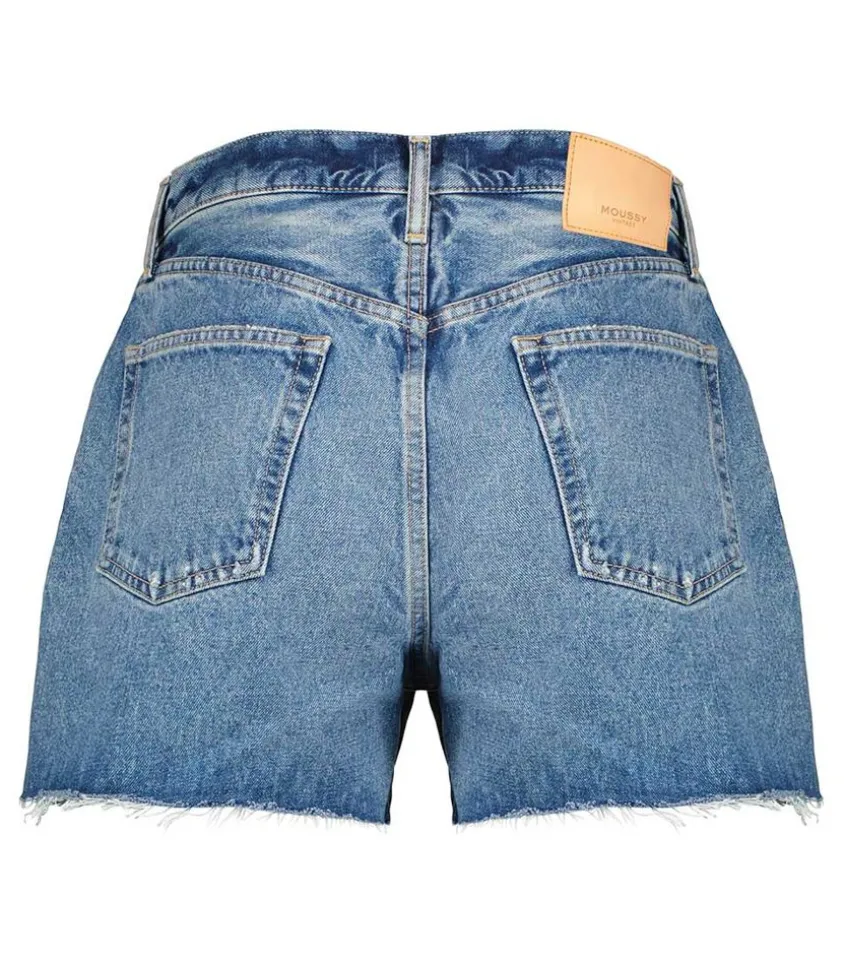 Short En Denim Cary A Taille Haute