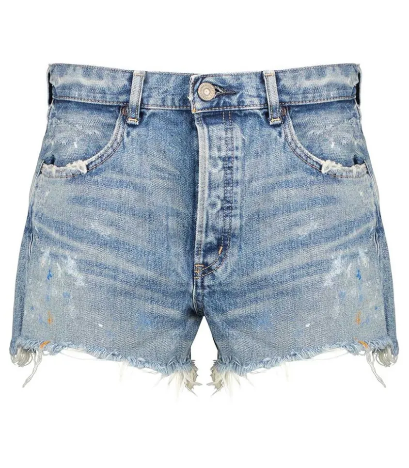 Short En Denim Neeses A Taille Haute