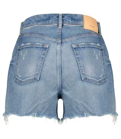 Short En Denim Pelion A Taille Haute