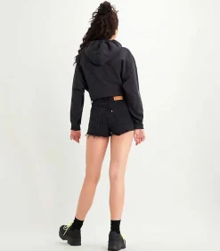 Short En Jean Ribcage Black Lake