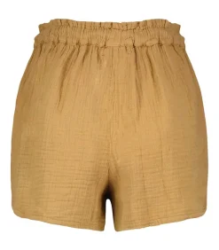 Short Starla En Gaze De Coton Khaki
