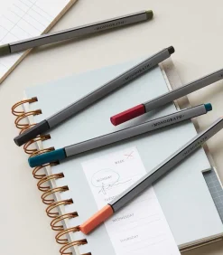 Stylos Feutres Fins 5 Couleurs