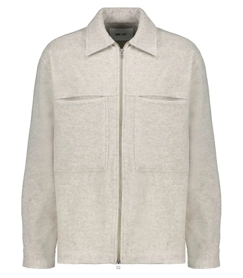 Surchemise Homme Zippee Isak Zip Ciment