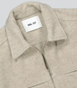 Surchemise Homme Zippee Isak Zip Ciment