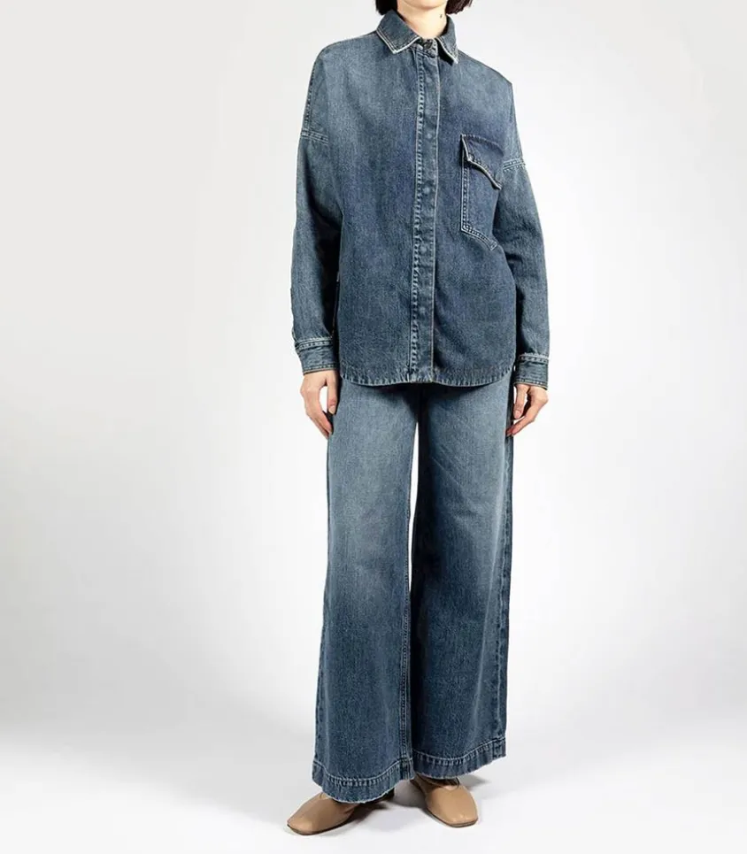 Surchemise Rosa Bleu Foncee