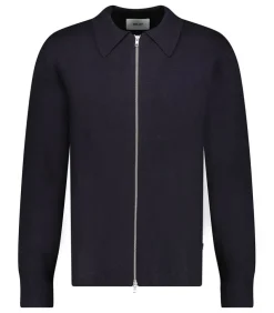 Sweat-Shirt Homme Zippe Harald Navy Blue