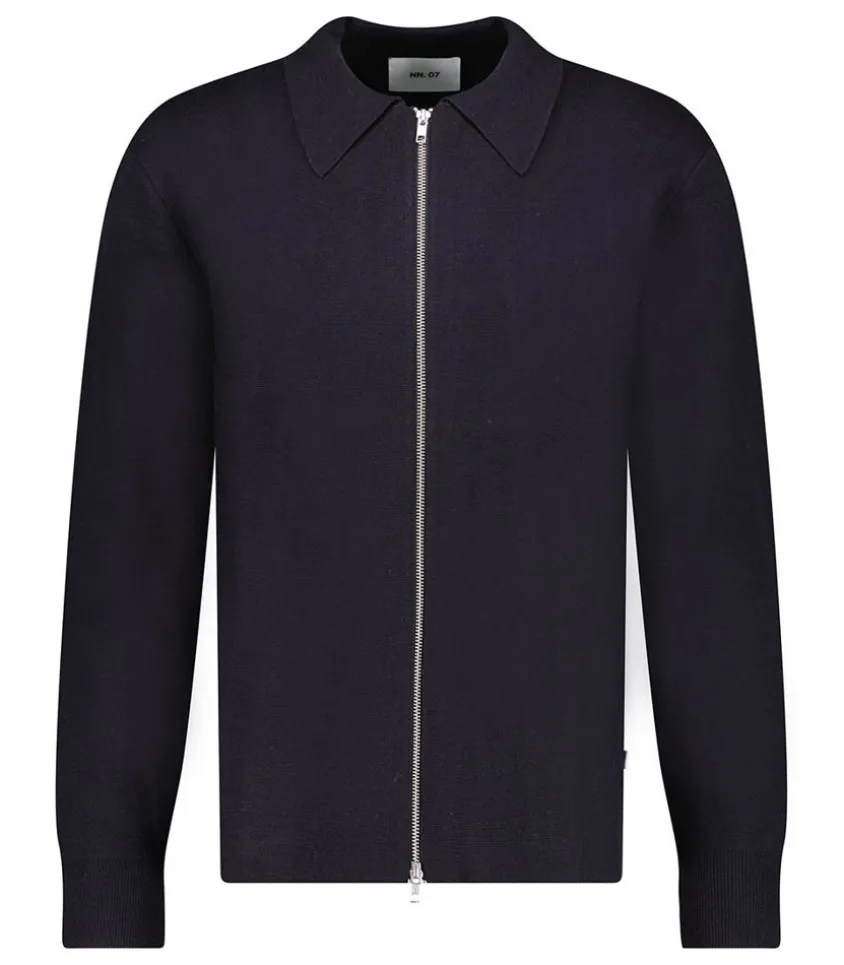 Sweat-Shirt Homme Zippe Harald Navy Blue