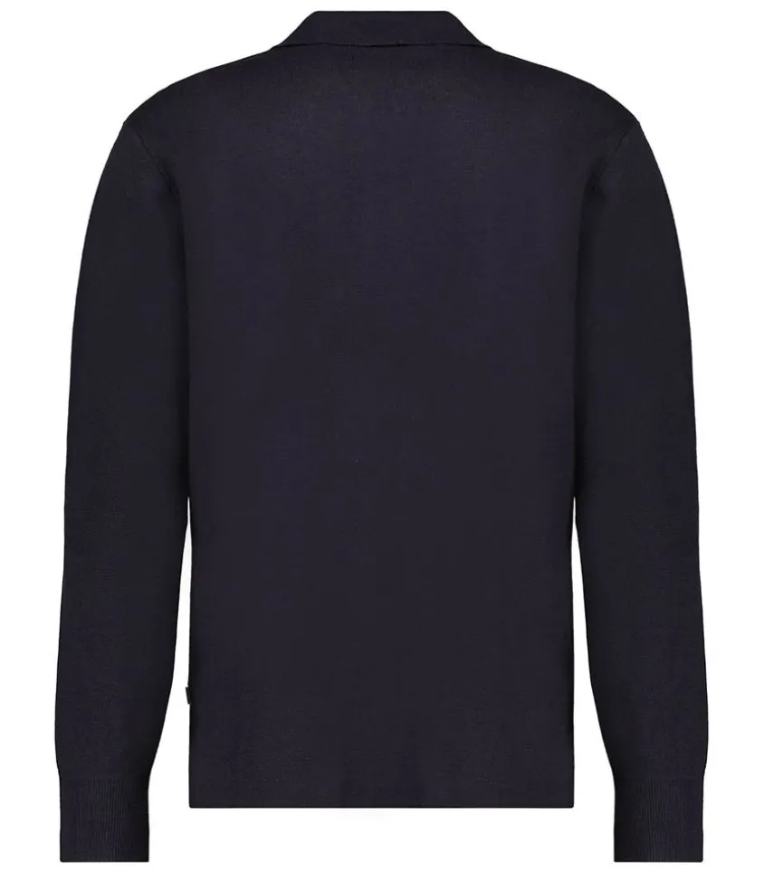Sweat-Shirt Homme Zippe Harald Navy Blue