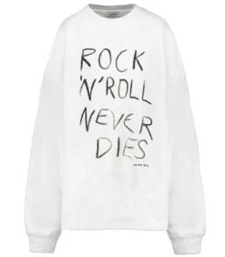 Sweat-Shirt Miles Rock N Roll Ivoire