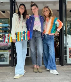 Sweat-Shirt Ombre Stripe Mushroom