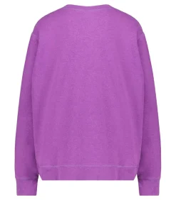 Sweat-Shirt Vintage Brode Jane De Boy Violet Clair