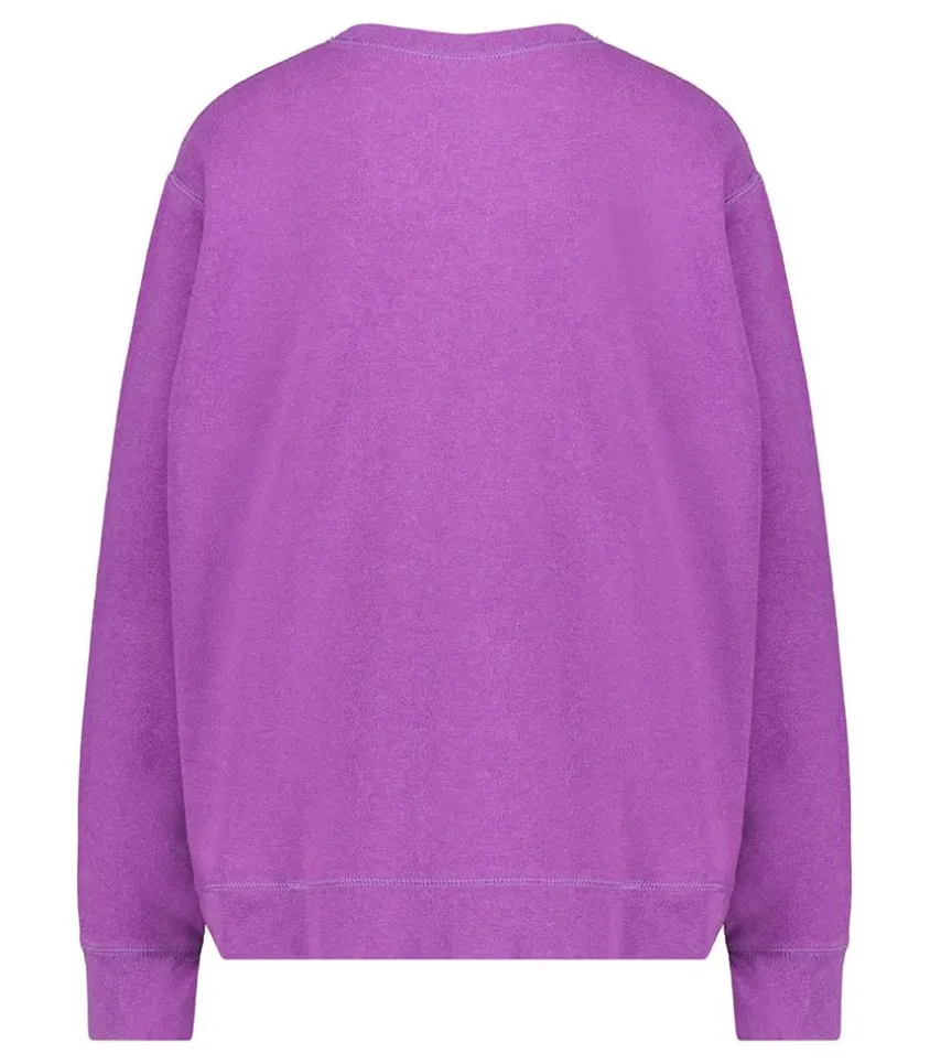 Sweat-Shirt Vintage Brode Jane De Boy Violet Clair