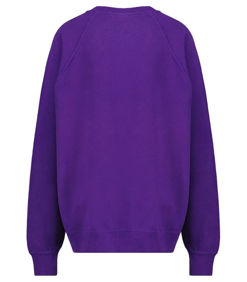 Sweat-Shirt Vintage Brode Jane De Boy Violet