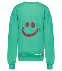 Sweat-Shirt Vintage Smile Joy X Jane De Boy Vert