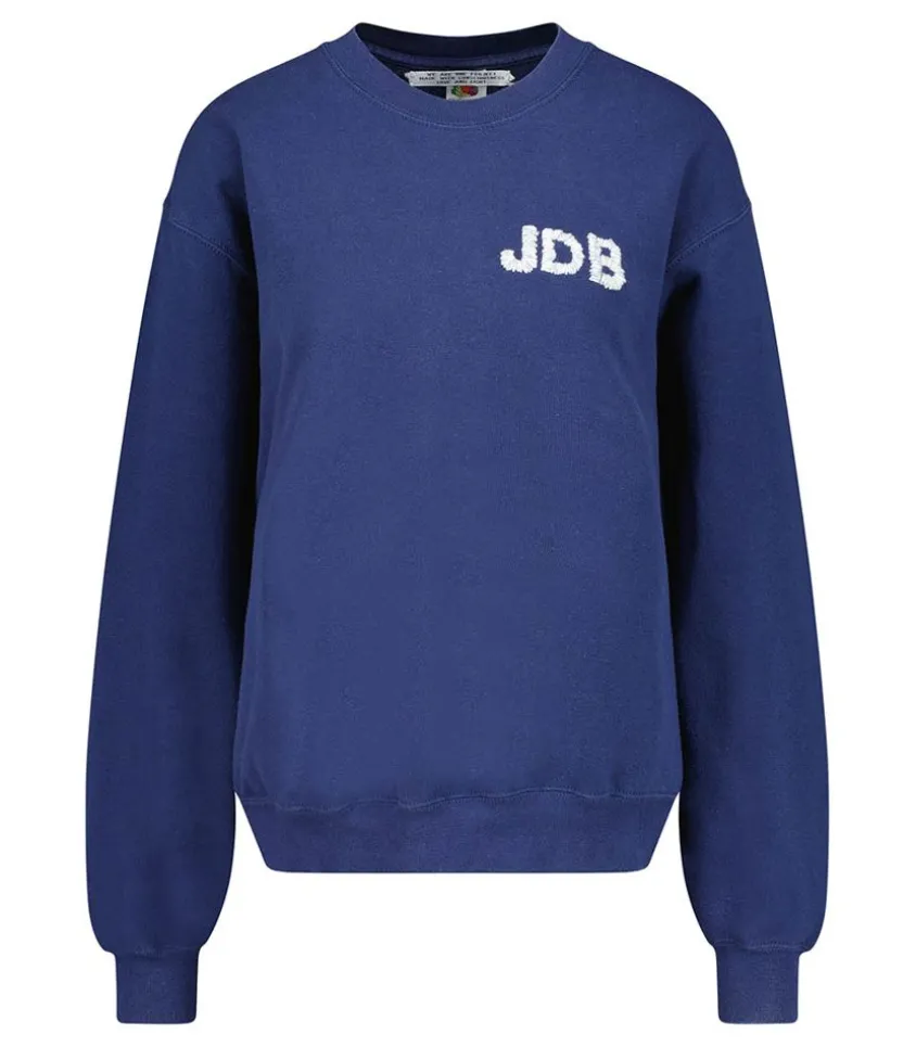 Sweat-Shirt Vintage Smile Joy X Jane De Boy Bleu