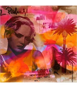 Tableau 2 Palms 1/9 18357 130 X 130 Cm