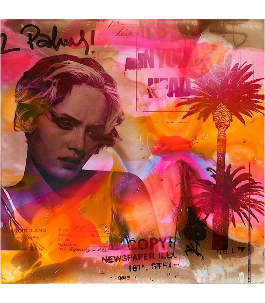 Tableau 2 Palms 1/9 18357 130 X 130 Cm