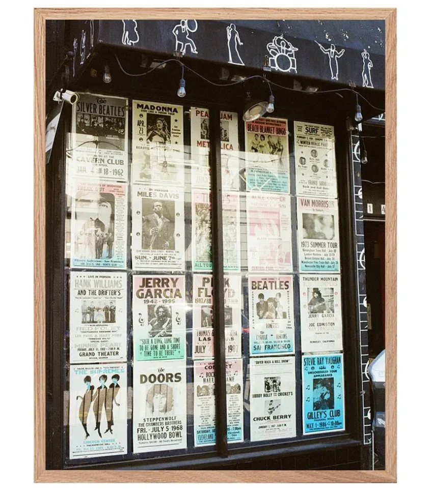 Tableau Avec Cadre "Miles And Steve" 60X80Cm