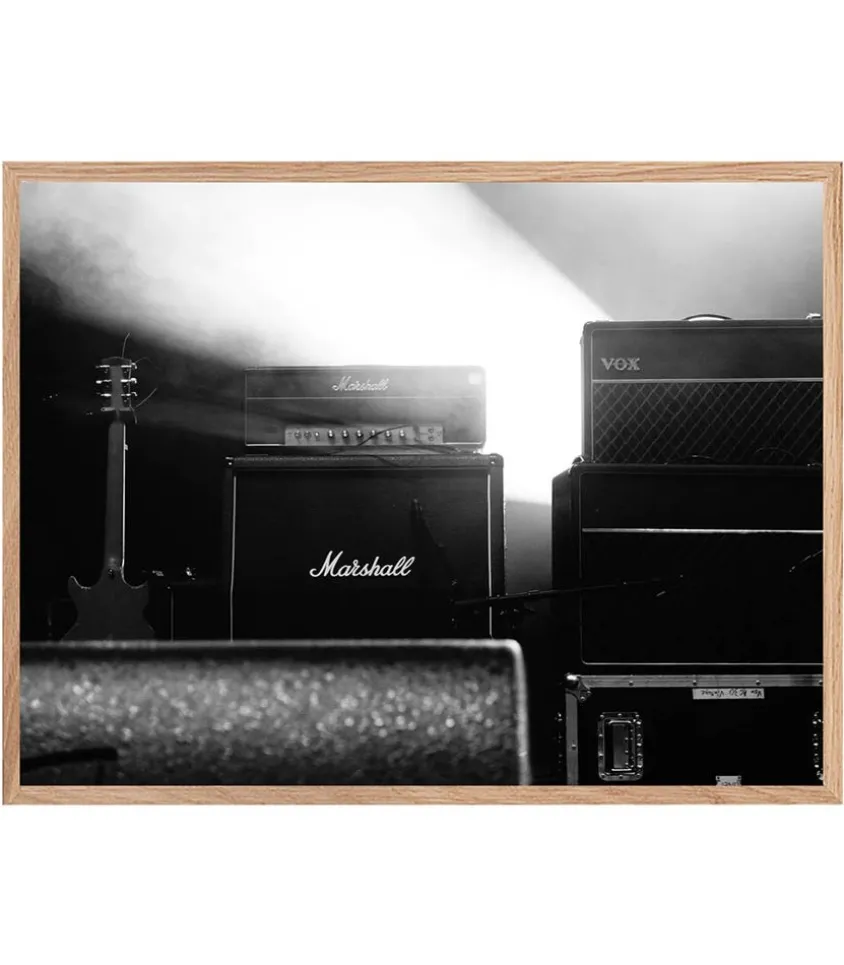 Tableau Avec Cadre "Sound Light" 60X80Cm