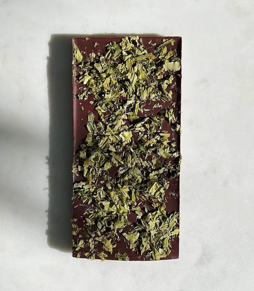 Tablette De Chocolat Bio Aux Algues De L'Ile De Re