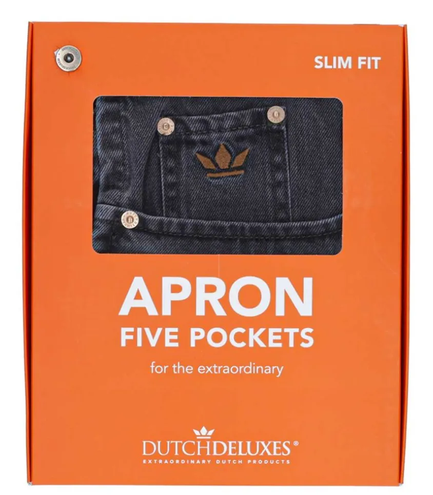 Tablier 5 Poches Coton Denim Gris